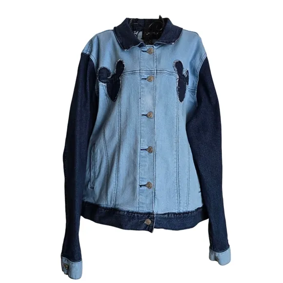 Disney × Her Universe Mickey Mouse Denim Jacket, Size 1X