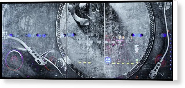 Dj Vision Mix - Canvas Print