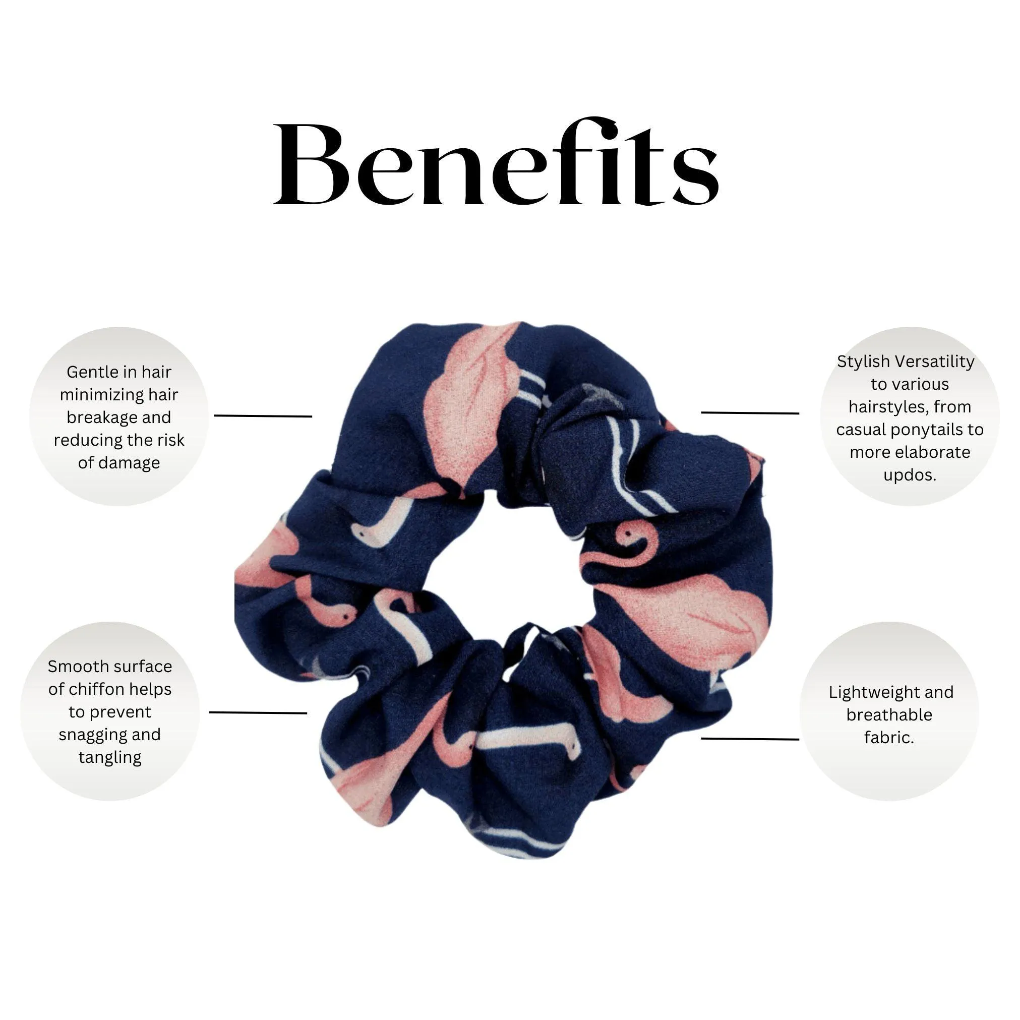 Donna Chiffon Scrunchie