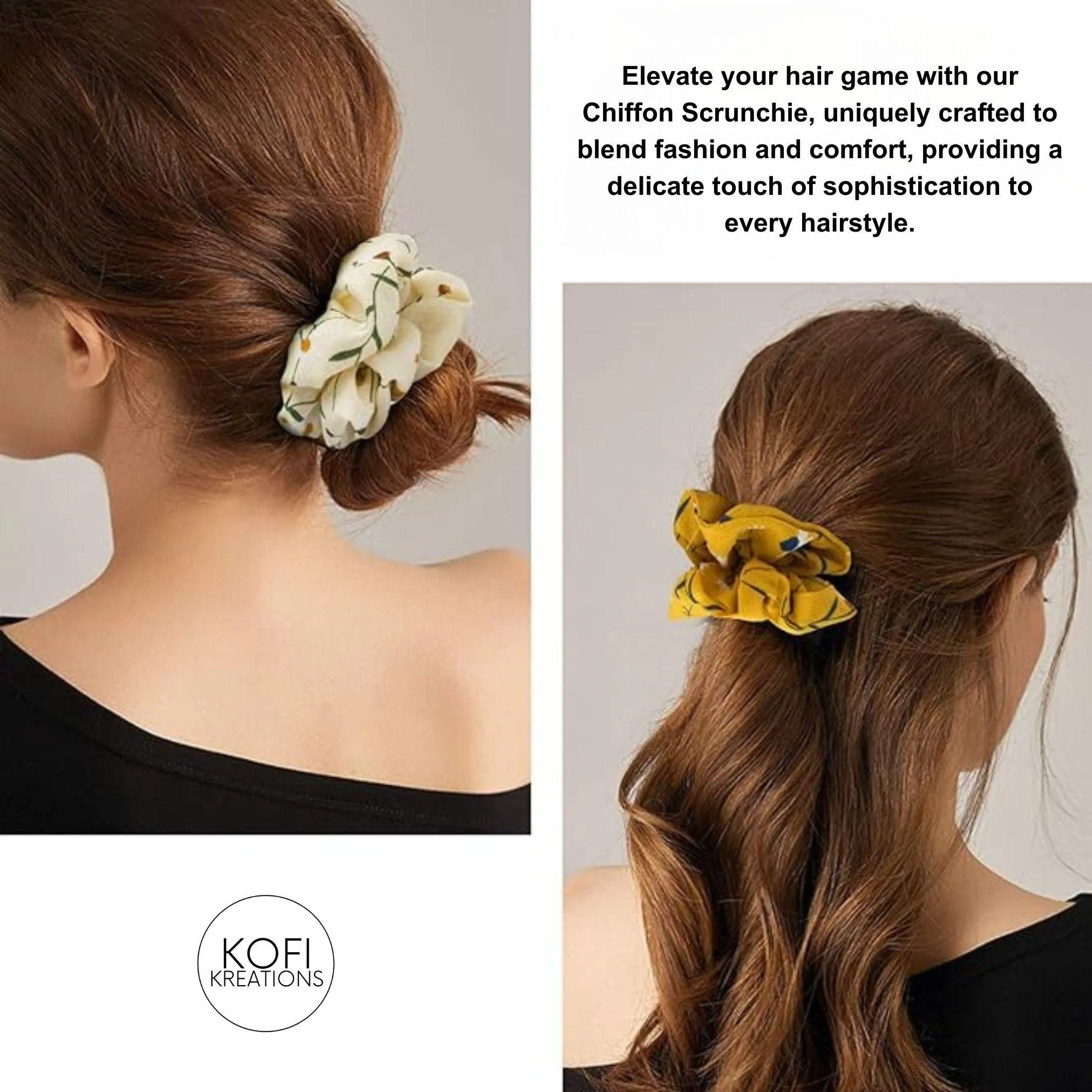 Donna Chiffon Scrunchie