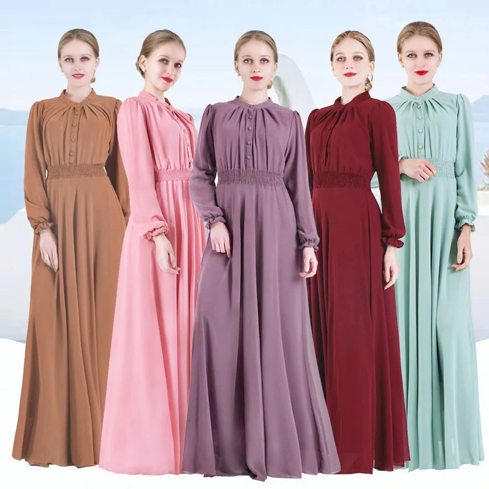 Eid Mubarak Kaftan Dubai Abaya Turkey Hijab Dress Islam Caftan Ramadan Abayas For Women Turkish Dresses Gamis Muslim Wanita Robe