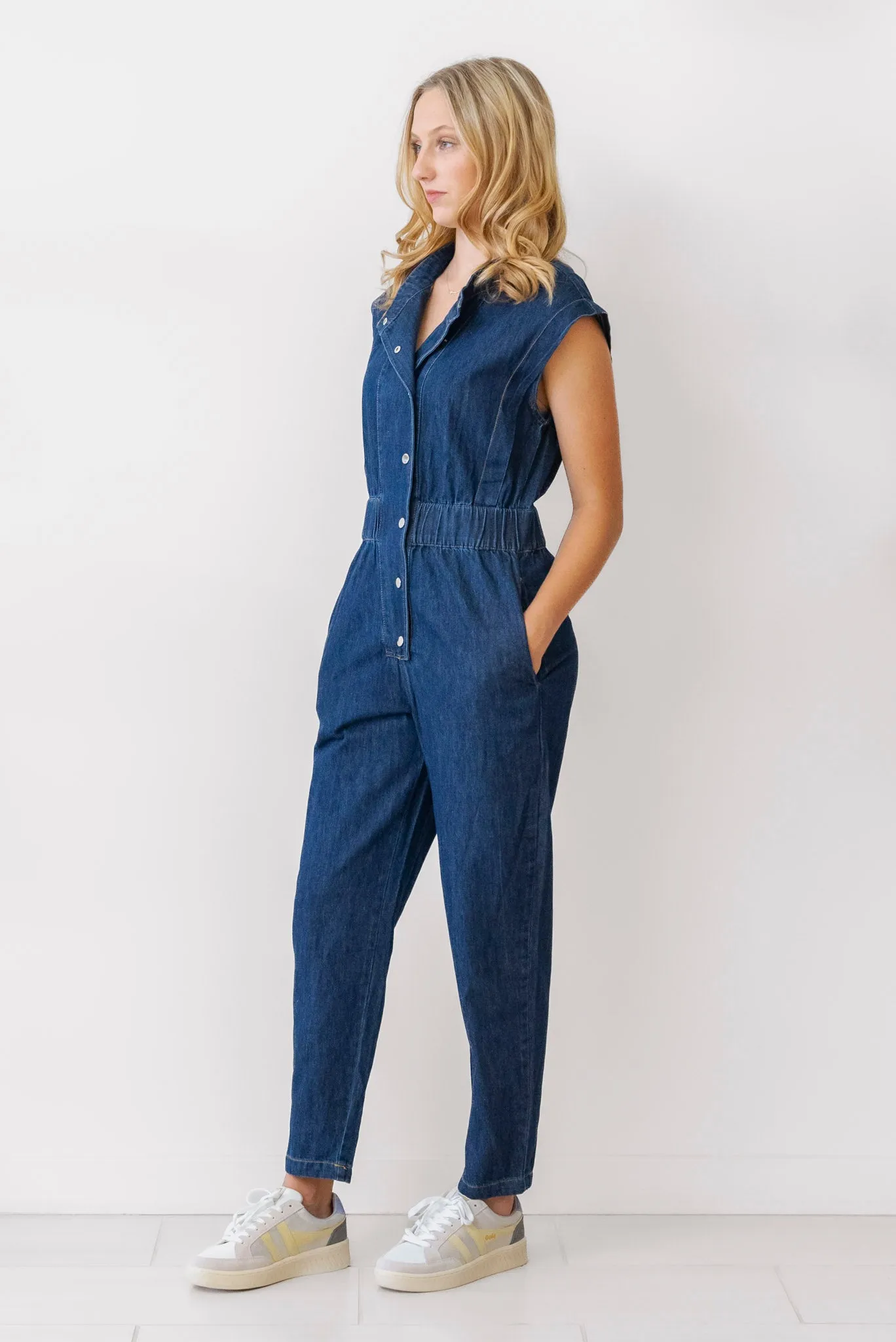 Elan Denim Jumpsuit