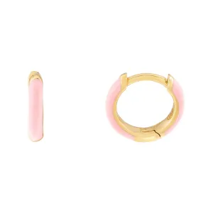 Enamel Huggie Earring