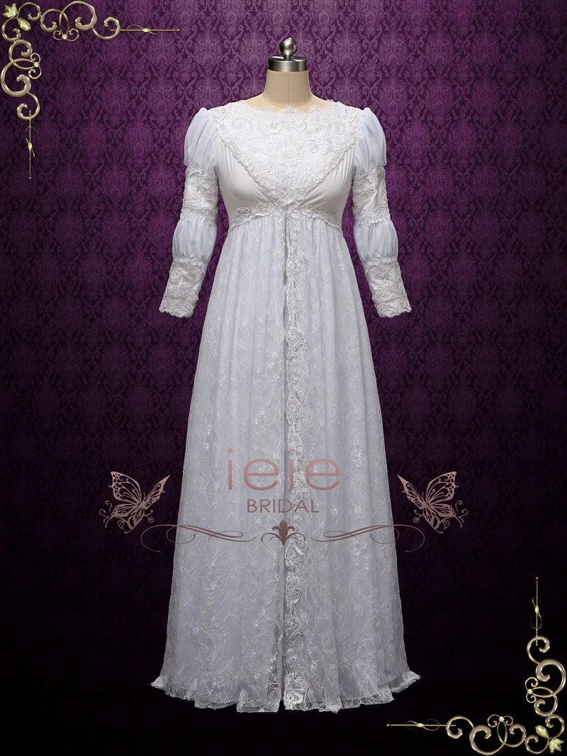 Ever After Movie Inspired Vintage Medieval Wedding Dress AGACE