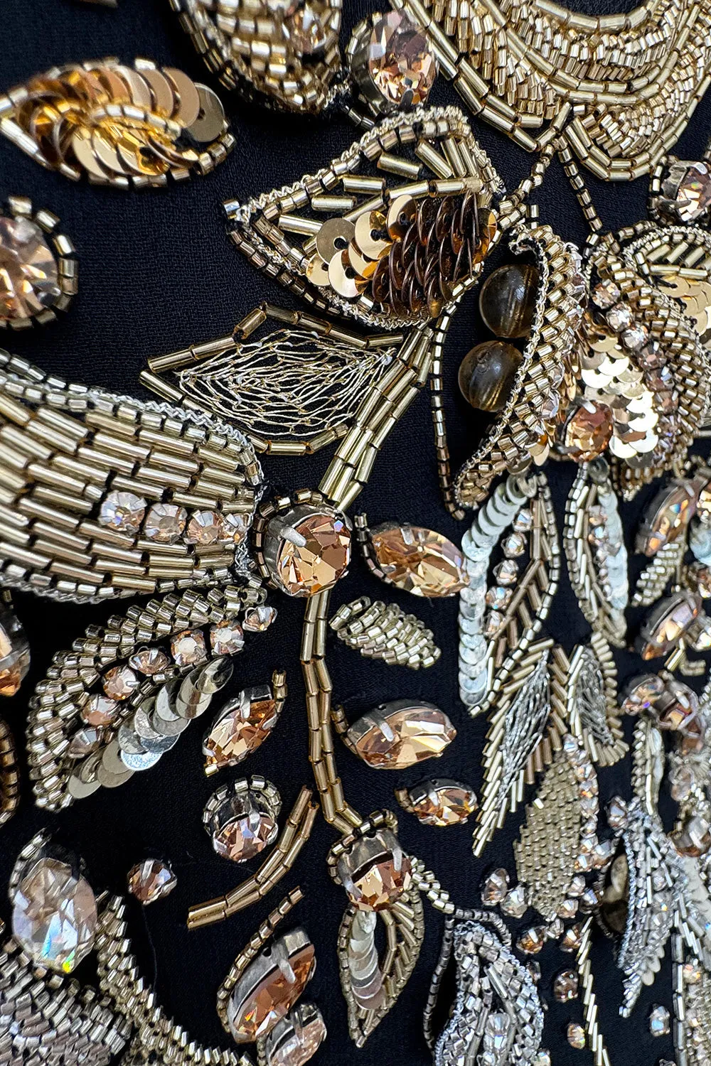 Extraordinary 2015 Roberto Cavalli Runway Feather & Net Dress w Bead & Sequin Detailing