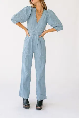 Fashion Icon Denim Jumpsuit
