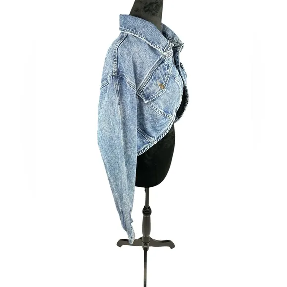 Fashion Nova 2 PC Lone Pine Cropped Bolero Denim Jacket &amp; Maxi Skirt SZ 3X/2X
