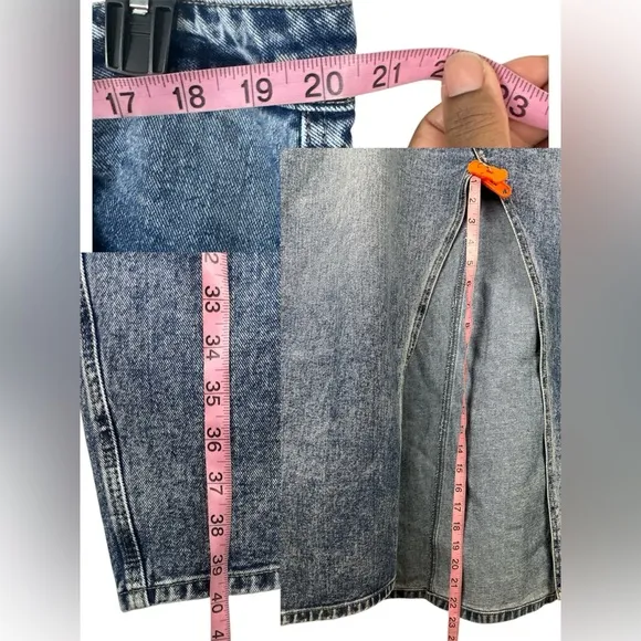 Fashion Nova 2 PC Lone Pine Cropped Bolero Denim Jacket &amp; Maxi Skirt SZ 3X/2X