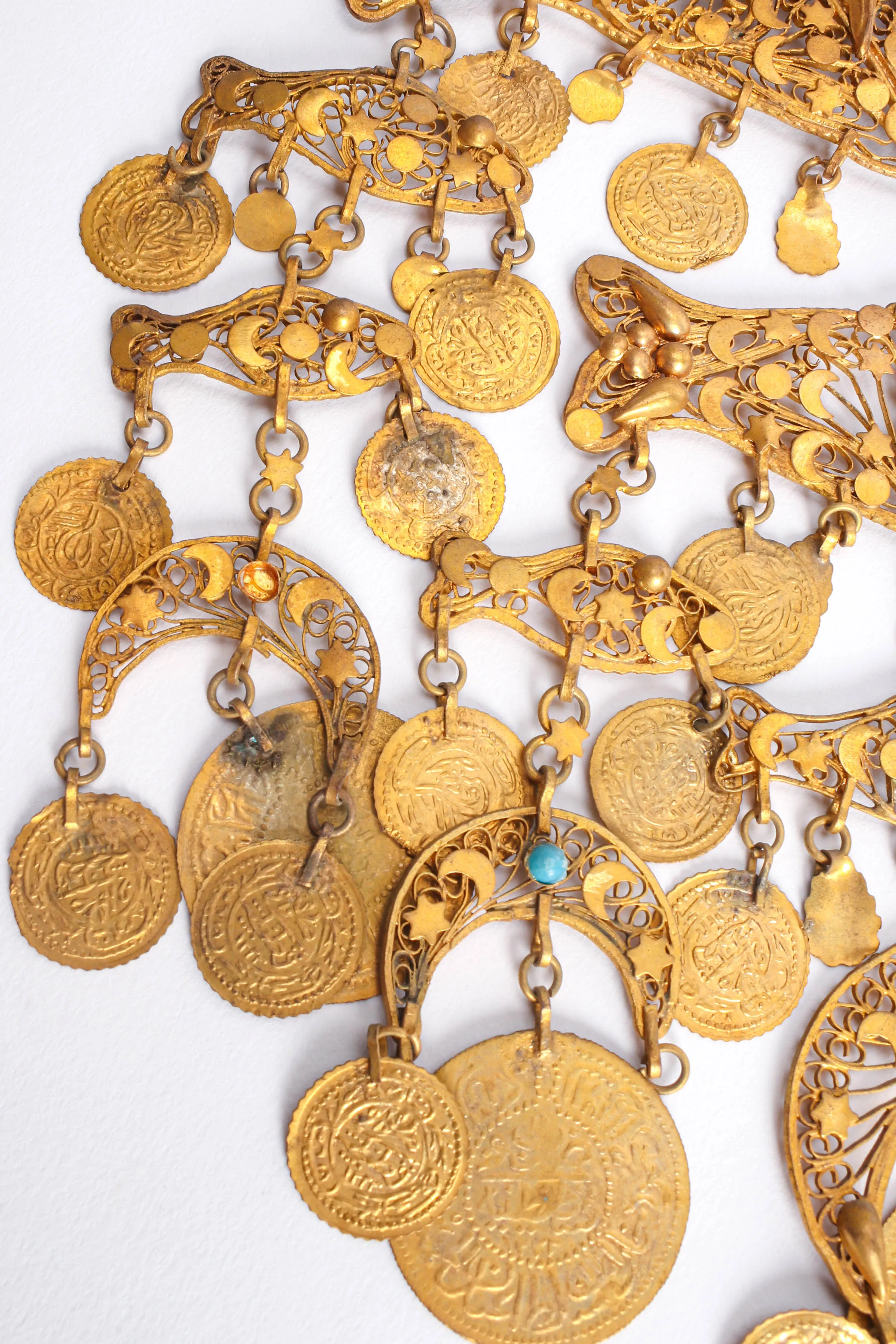 Filigree Moon Fish Necklace