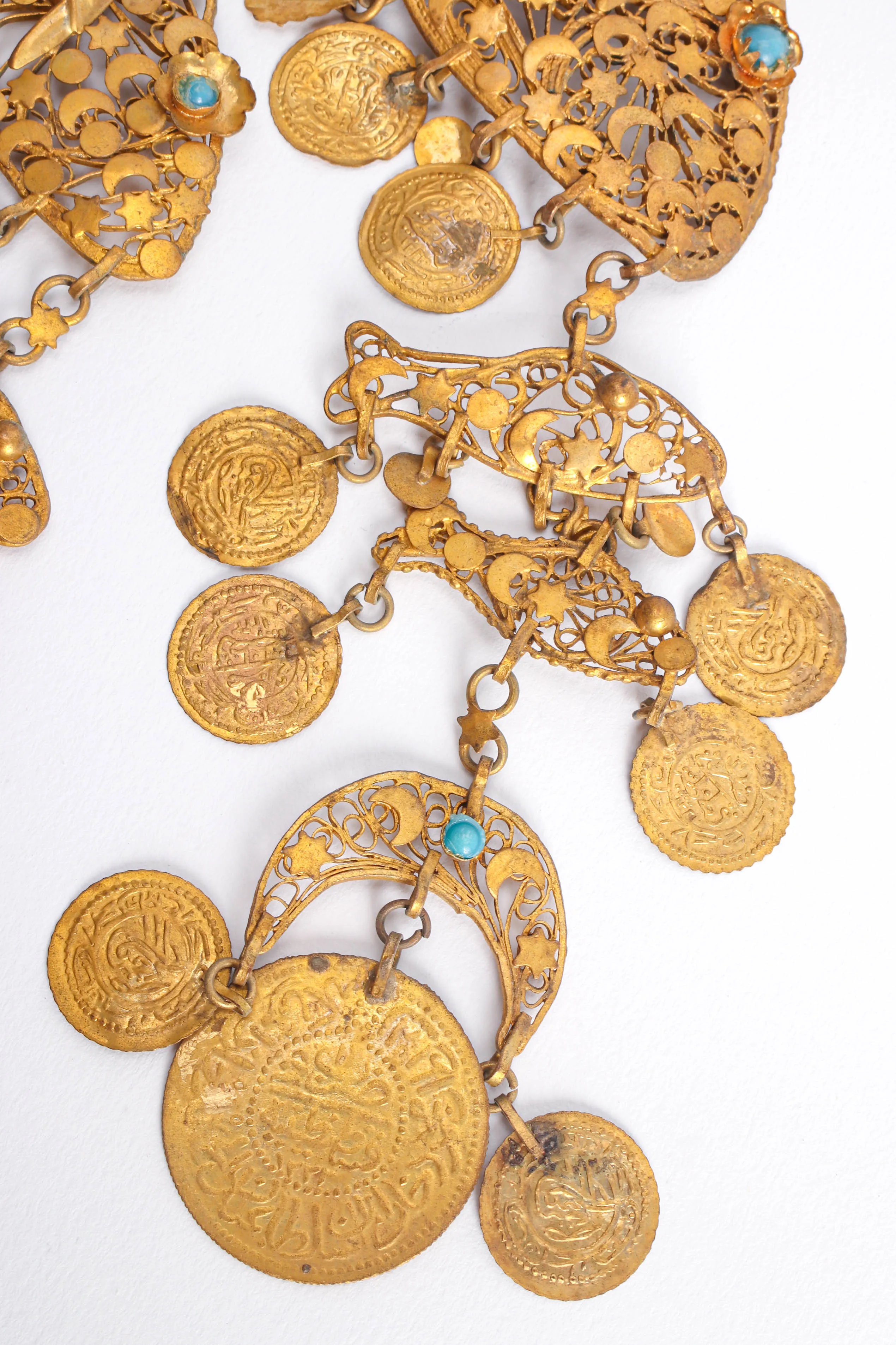 Filigree Moon Fish Necklace