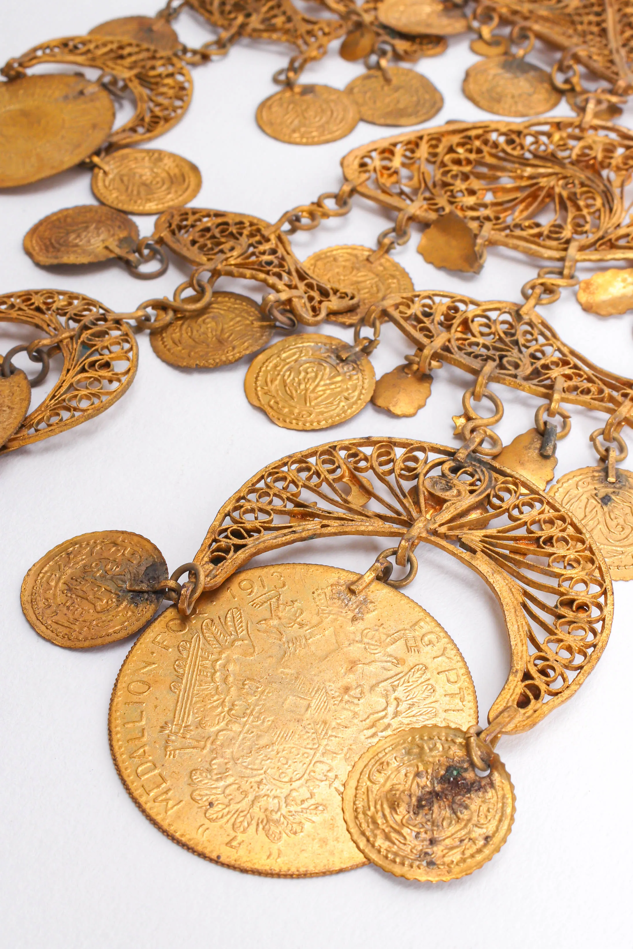 Filigree Moon Fish Necklace