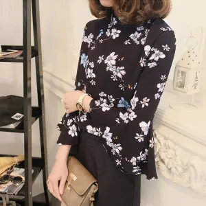 Floral Flare Sleeve T-Shirt