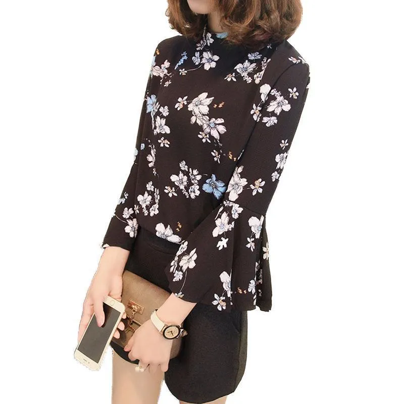 Floral Flare Sleeve T-Shirt