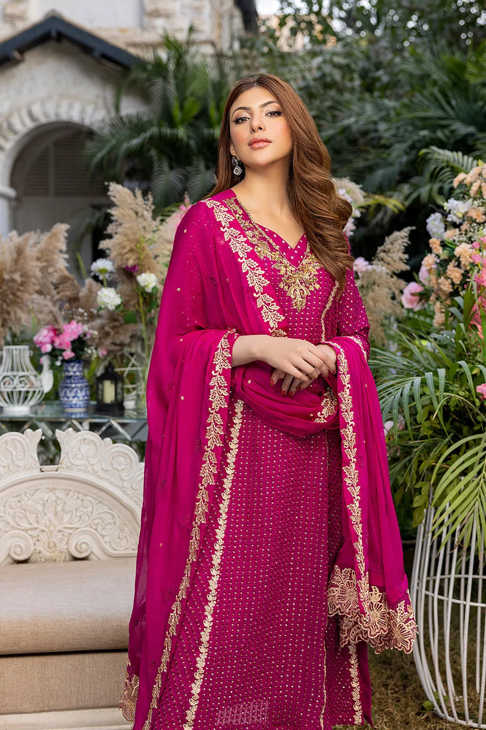 Florescence |  Azure Ensembles Chiffon 3PCS 2023