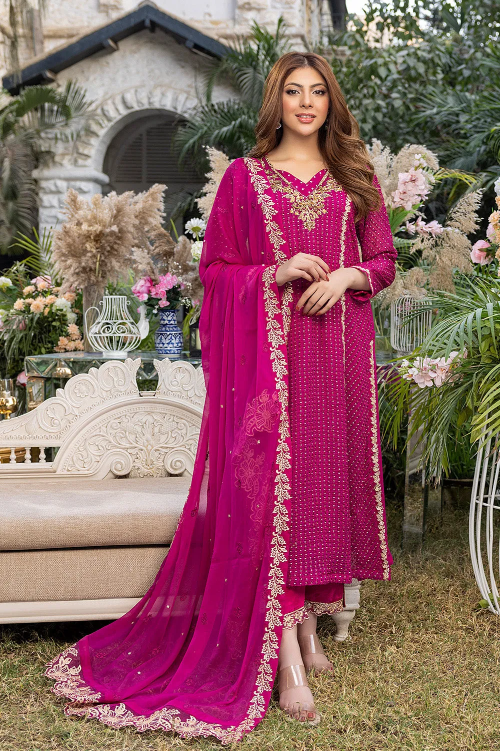 Florescence |  Azure Ensembles Chiffon 3PCS 2023