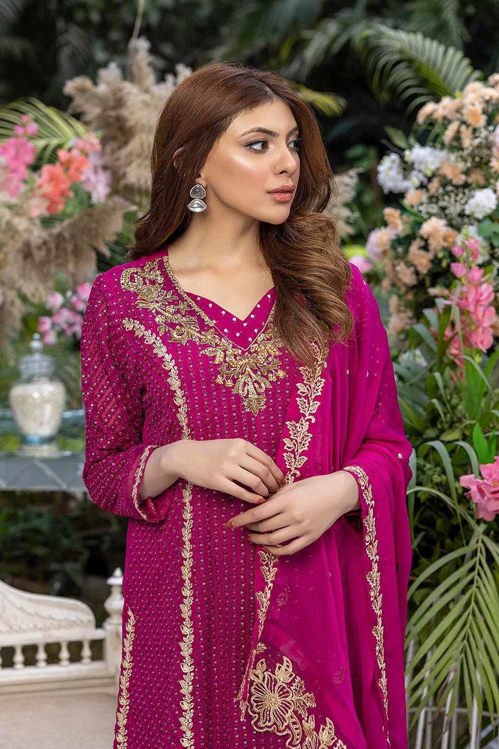 Florescence |  Azure Ensembles Chiffon 3PCS 2023