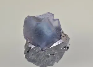 Fluorite and Galena, Sub-Rosiclare Level Annabel Lee Mine, Ozark-Mahoning Company, Harris Creek District Southern Illinois, Mined c. 1988, Holzner Collection #0587, Miniature 2.5 x 5.0 x 6.0 cm, $450.  Online  9/5.