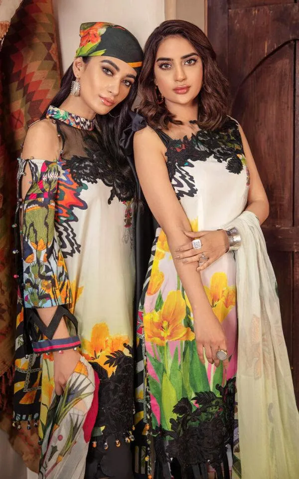 FRANCA CB-4B | Bella Fusion Mix Cambric Collection SS'21 | Unstitched Cambric Suits