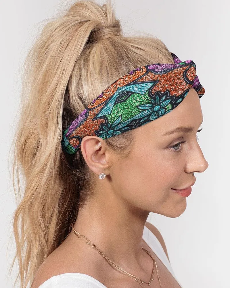 Fun African Print Twist Knot Headband Set
