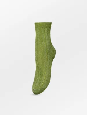 Glitter Drake Sock - Green