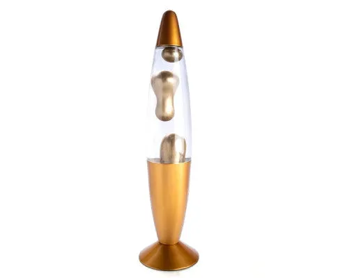 Gold Metallic Magma Motion Lamp