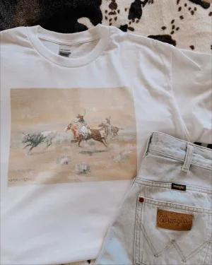 Gone Roping Tee or Crewneck