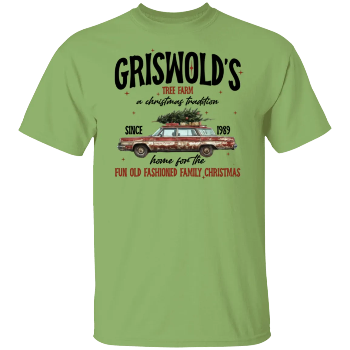 Griswold Christmas Tree Farm Gildan T-Shirt – Vintage Holiday Style!