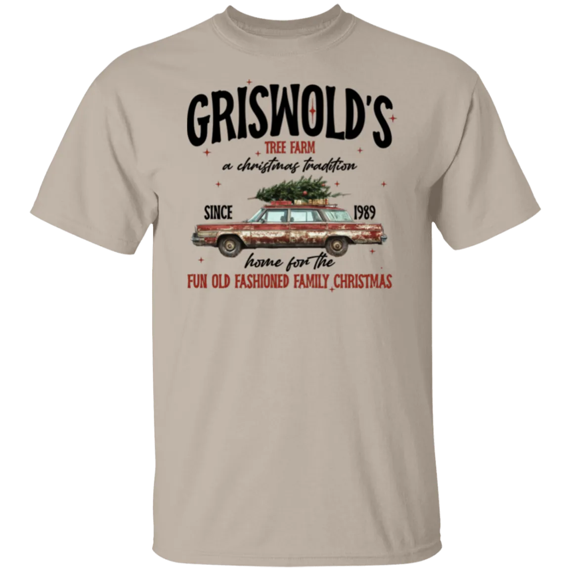 Griswold Christmas Tree Farm Gildan T-Shirt – Vintage Holiday Style!