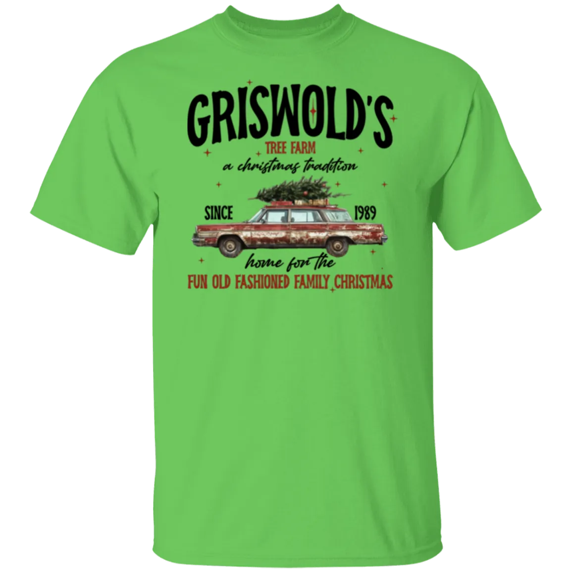 Griswold Christmas Tree Farm Gildan T-Shirt – Vintage Holiday Style!
