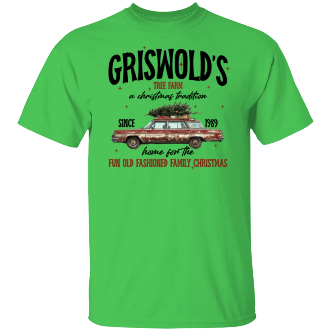 Griswold Christmas Tree Farm Gildan T-Shirt – Vintage Holiday Style!