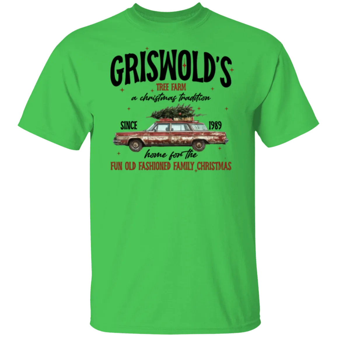 Griswold Christmas Tree Farm Gildan T-Shirt – Vintage Holiday Style!