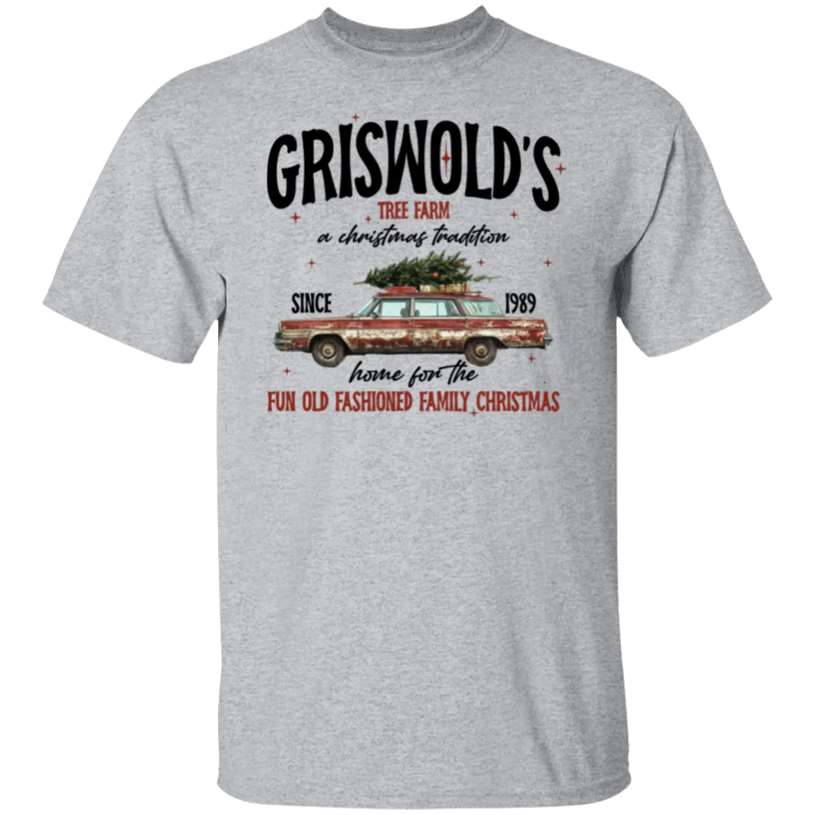 Griswold Christmas Tree Farm Gildan T-Shirt – Vintage Holiday Style!