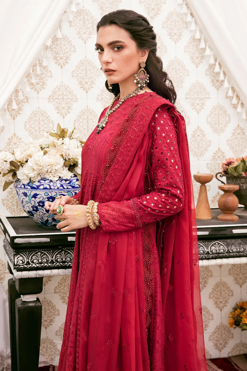 GUL NAAZ  | Afrozeh Gul Bahar Festive Collection 2022 | Unstitched Embroidered Lawn Suits