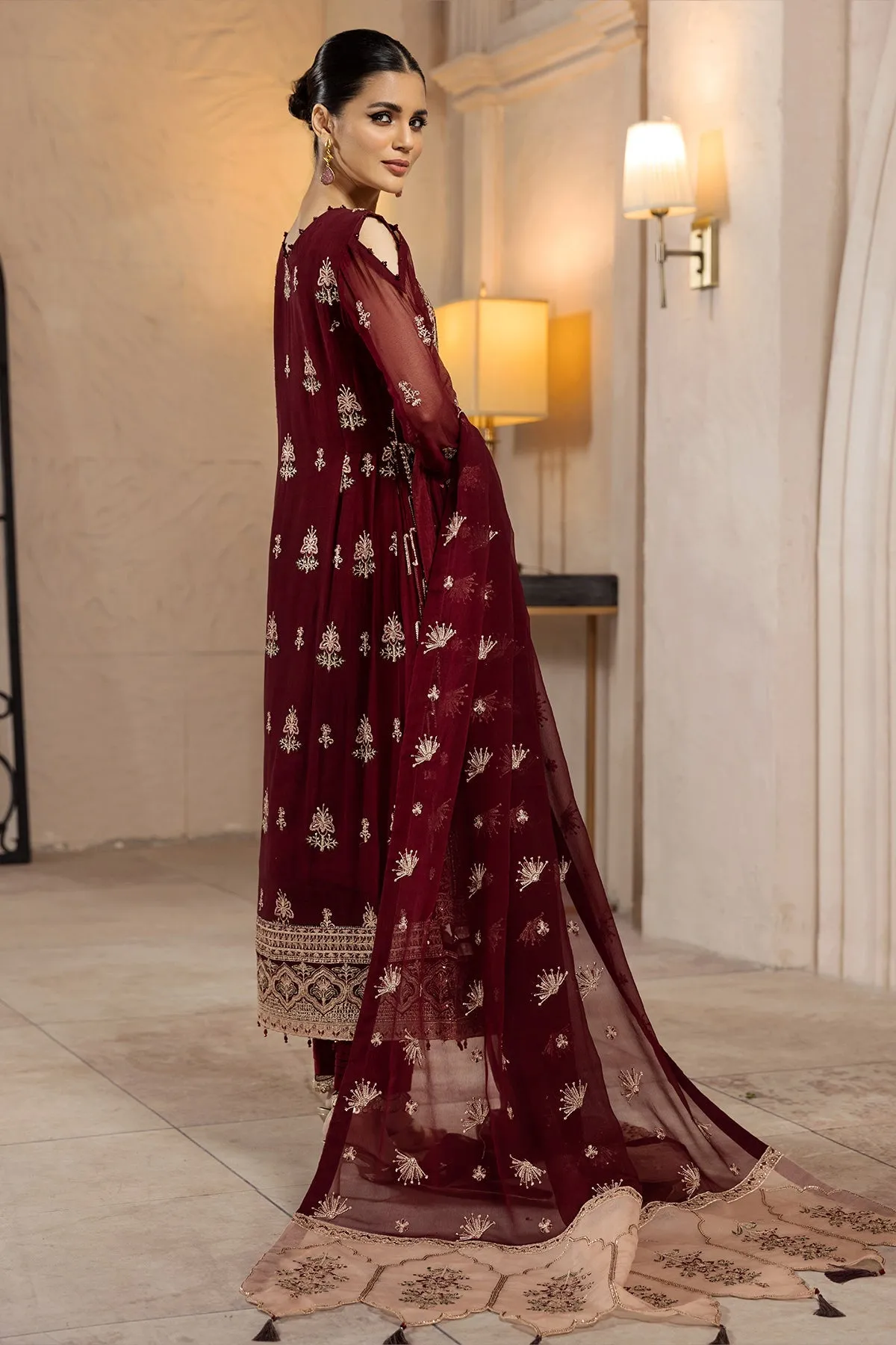 Gulay  | Alizeh Fashion Muhtesem Festive Collection 2022 | Unstitched Embroidered Chiffon Suits