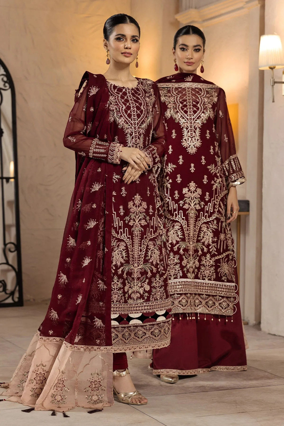 Gulay  | Alizeh Fashion Muhtesem Festive Collection 2022 | Unstitched Embroidered Chiffon Suits