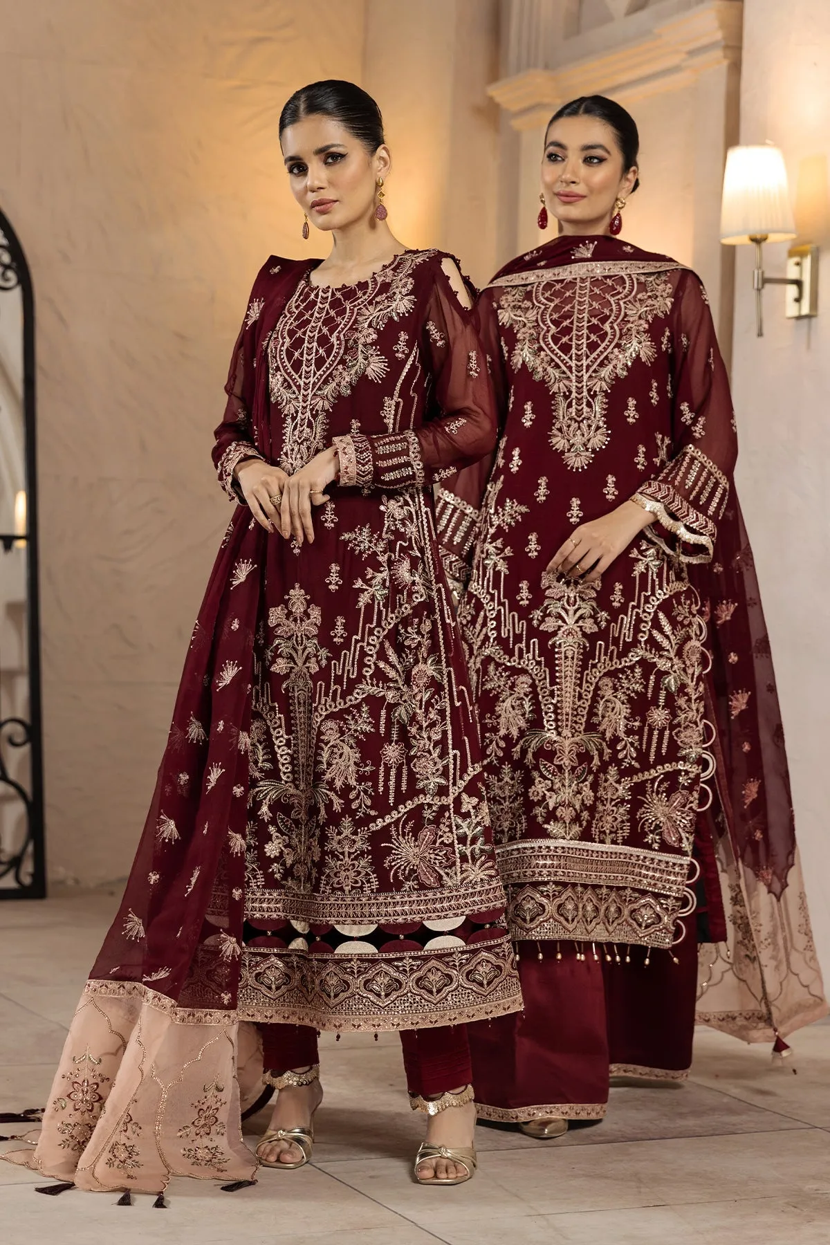 Gulay  | Alizeh Fashion Muhtesem Festive Collection 2022 | Unstitched Embroidered Chiffon Suits