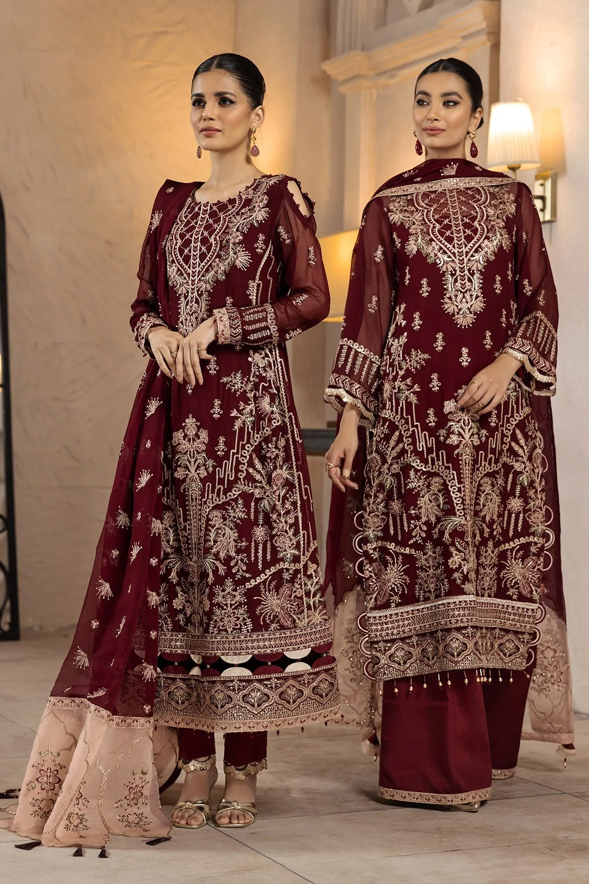 Gulay  | Alizeh Fashion Muhtesem Festive Collection 2022 | Unstitched Embroidered Chiffon Suits
