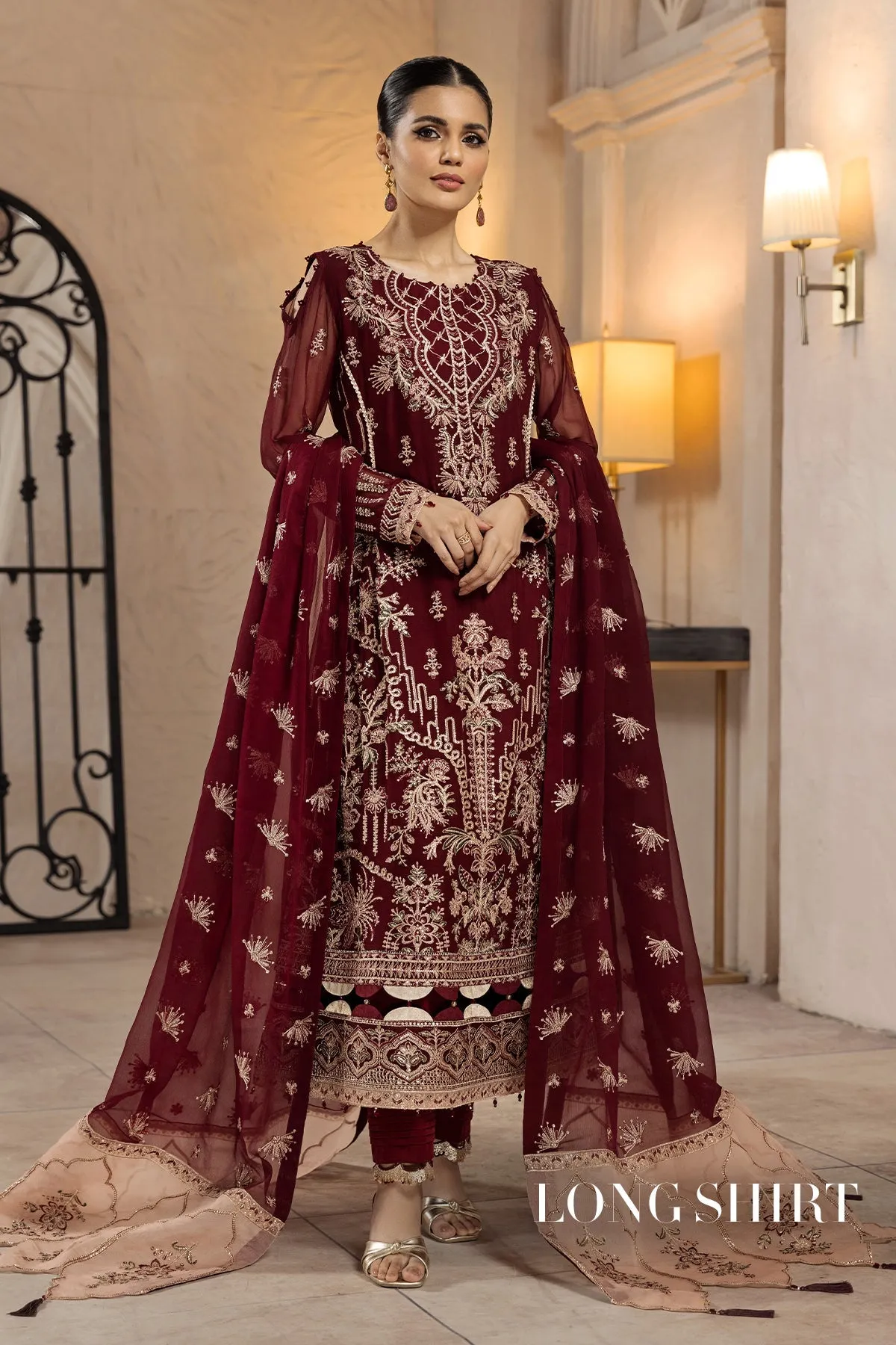 Gulay  | Alizeh Fashion Muhtesem Festive Collection 2022 | Unstitched Embroidered Chiffon Suits