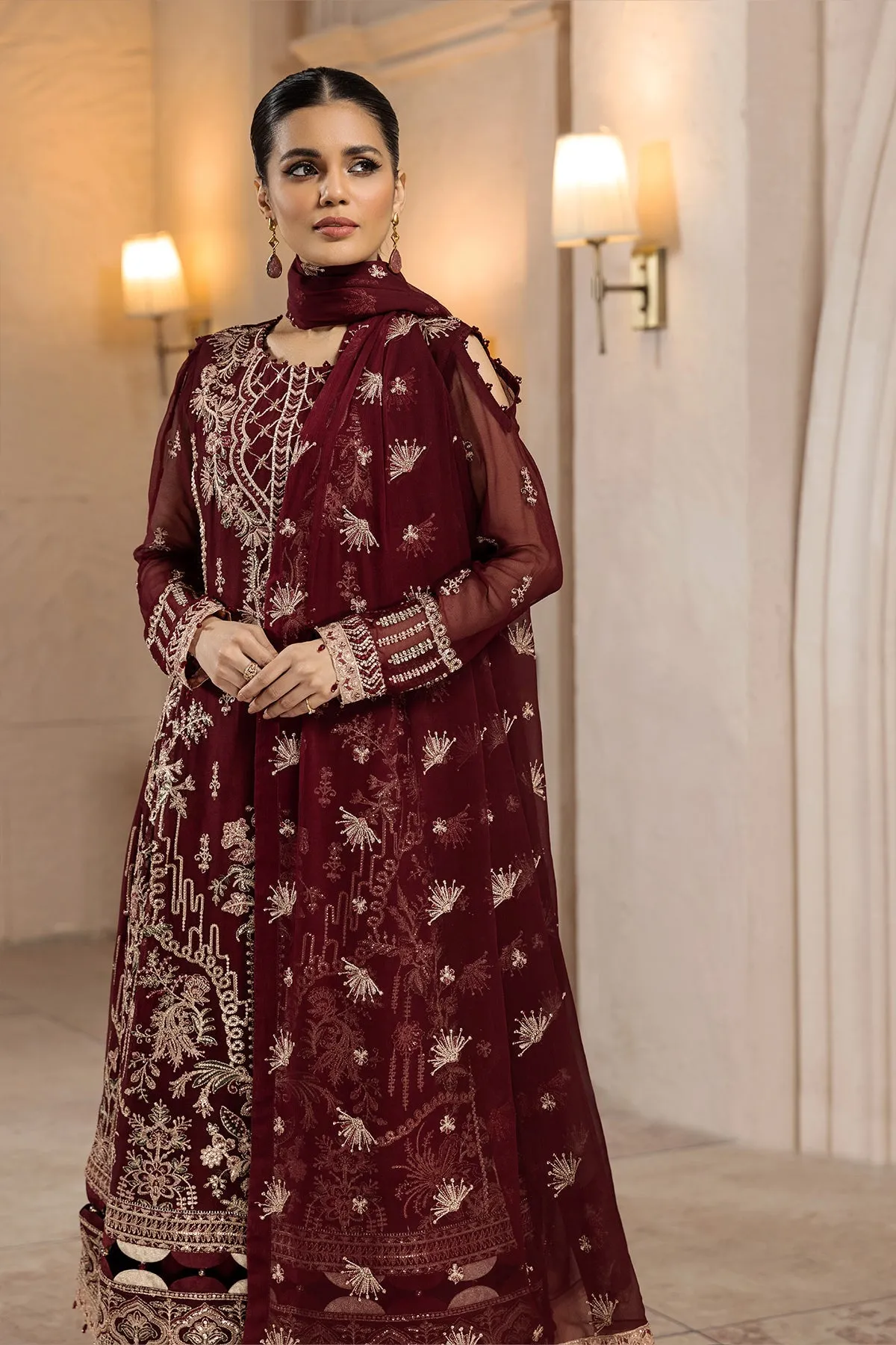 Gulay  | Alizeh Fashion Muhtesem Festive Collection 2022 | Unstitched Embroidered Chiffon Suits
