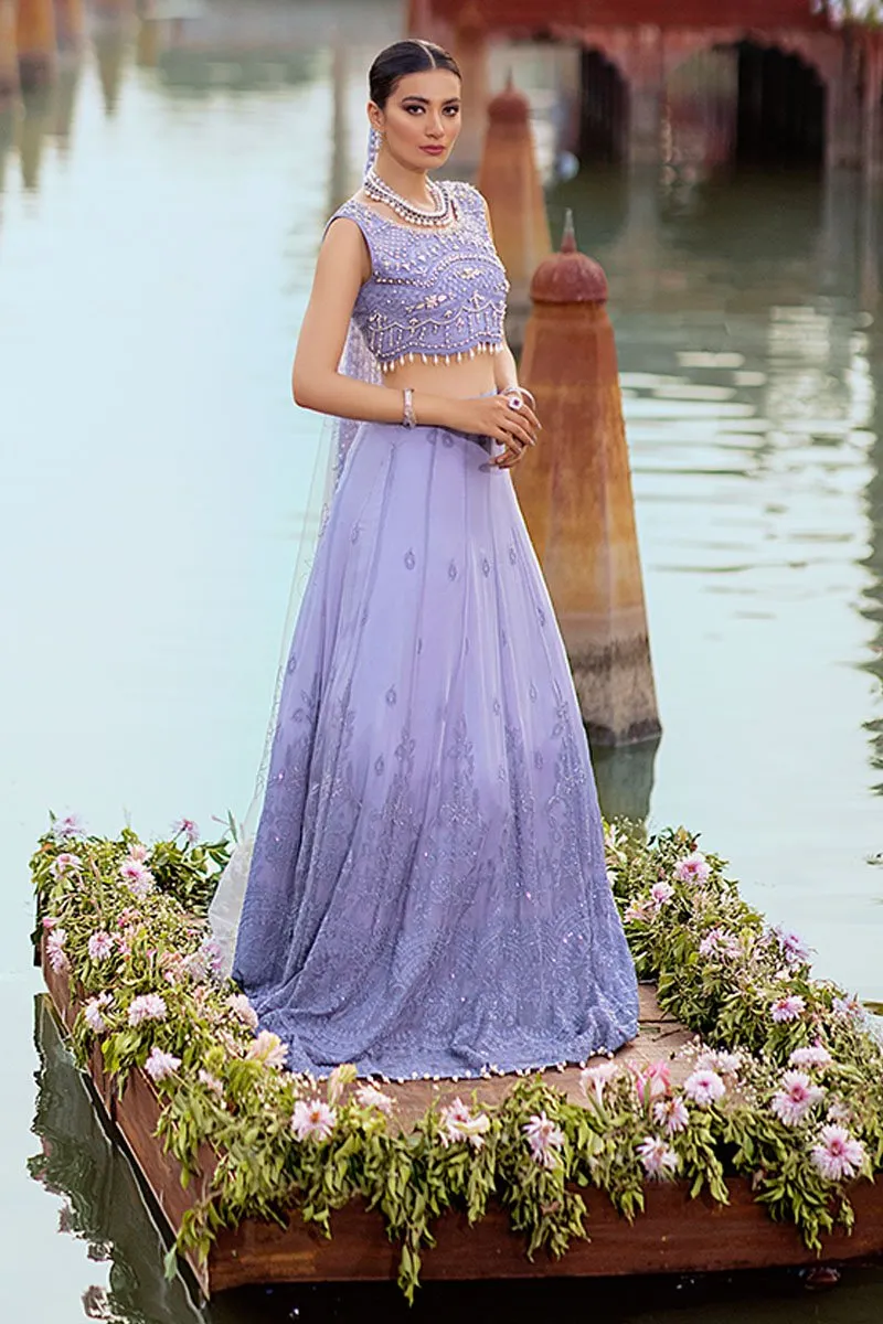 GULBAHAAR | Mushq Hawa Mahal Tissue De Luxe ‘21 | Unstitched Embroidered Chiffon Suits