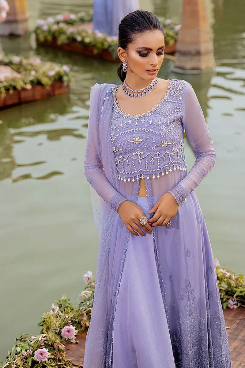GULBAHAAR | Mushq Hawa Mahal Tissue De Luxe ‘21 | Unstitched Embroidered Chiffon Suits