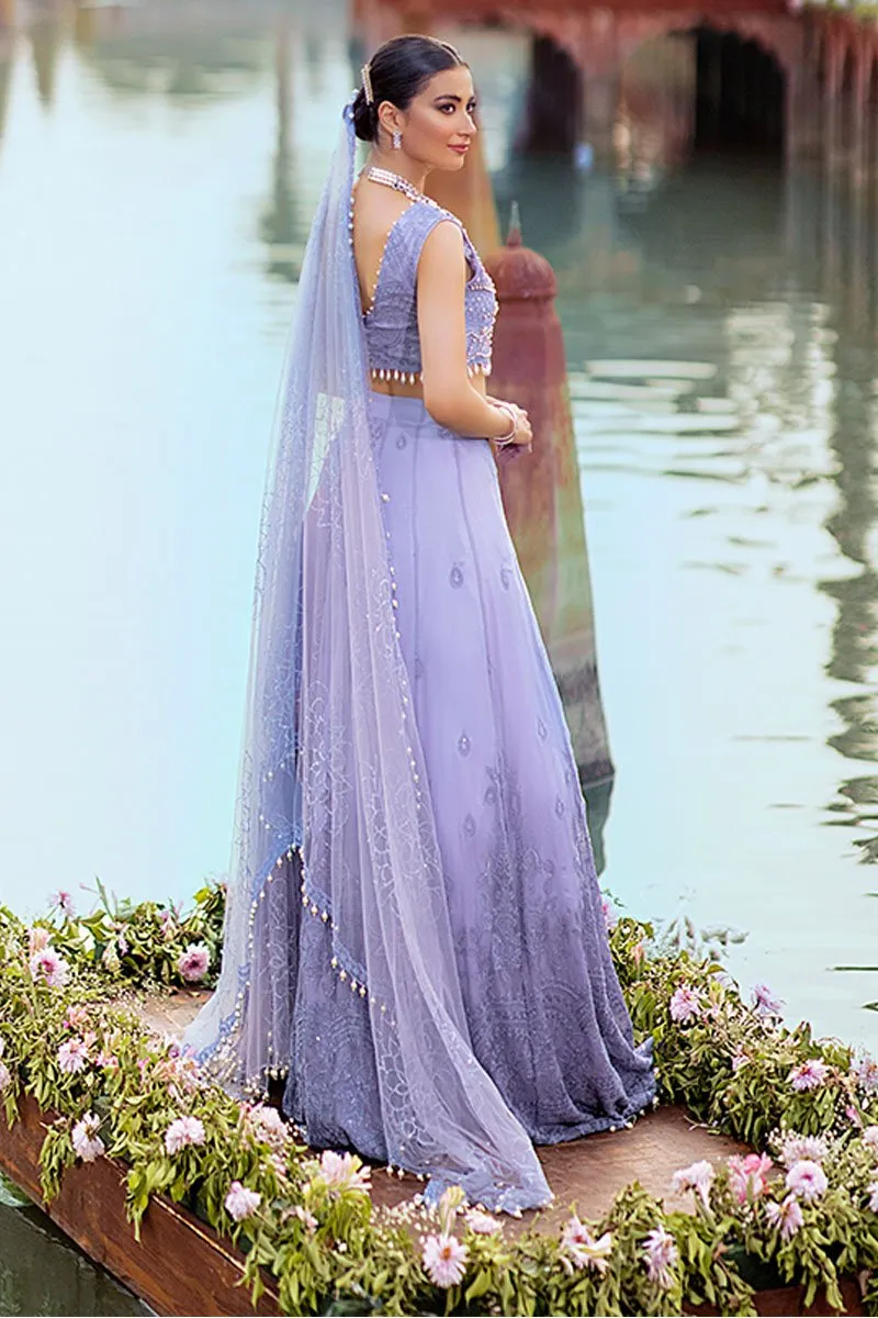 GULBAHAAR | Mushq Hawa Mahal Tissue De Luxe ‘21 | Unstitched Embroidered Chiffon Suits