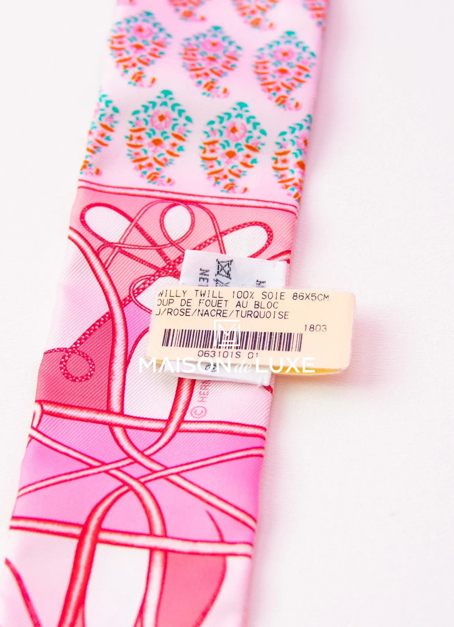 Hermes Pink Coup de Fouet au Bloc Twilly