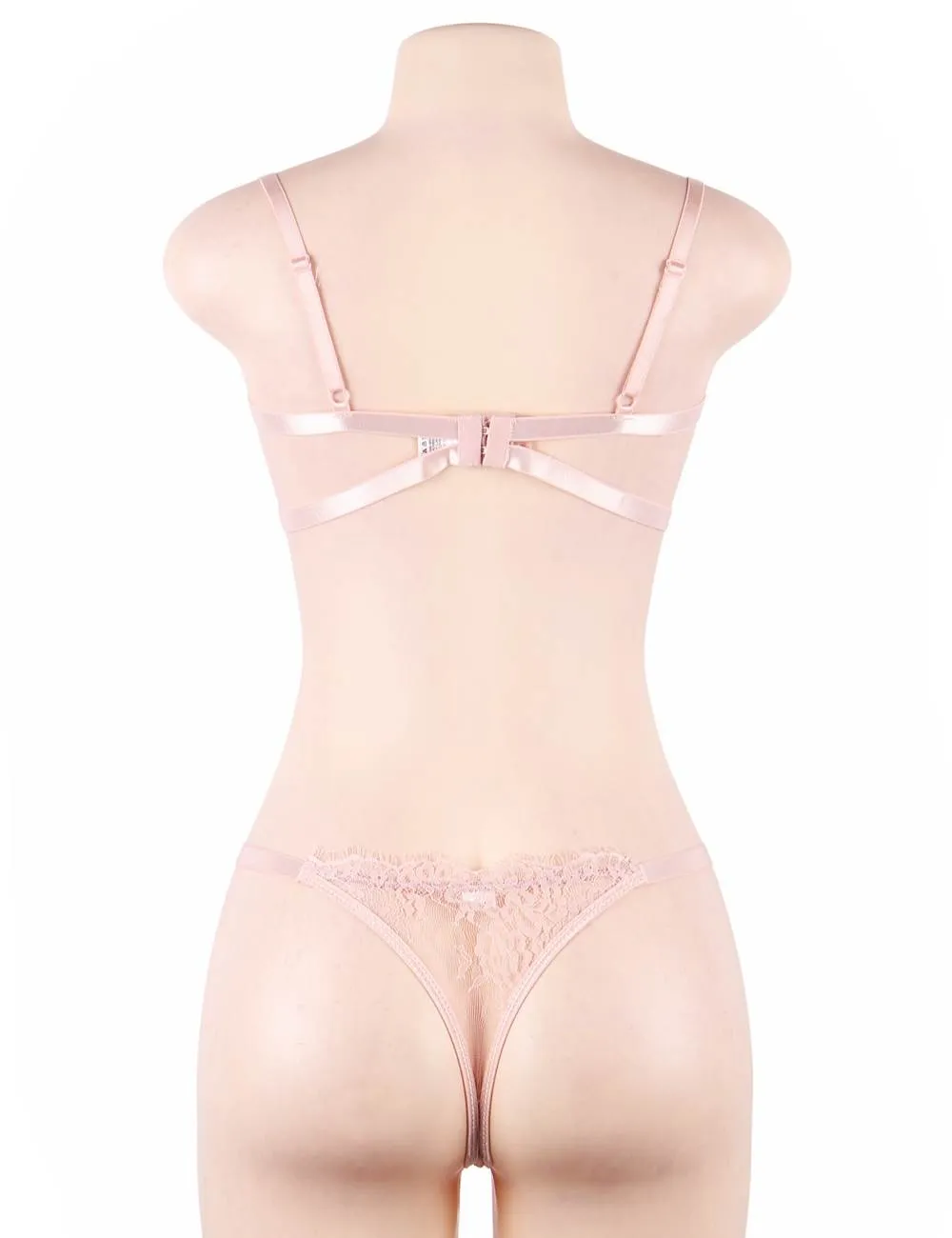 High Quality Beautiful Lingerie Egypt Lace Bra Set With Steel ring