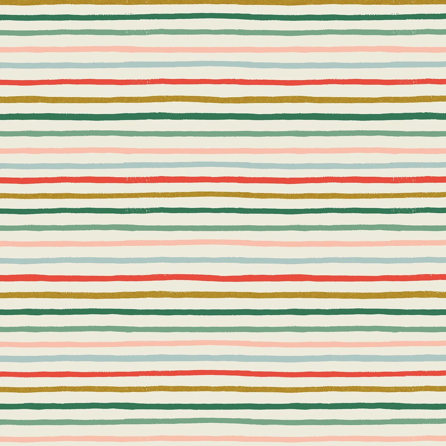 Holiday Classics Festive Stripe in Multi Metallic by Rifle Paper Co