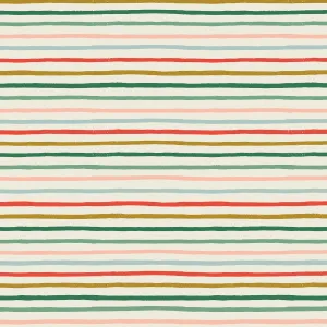 Holiday Classics Festive Stripe in Multi Metallic by Rifle Paper Co