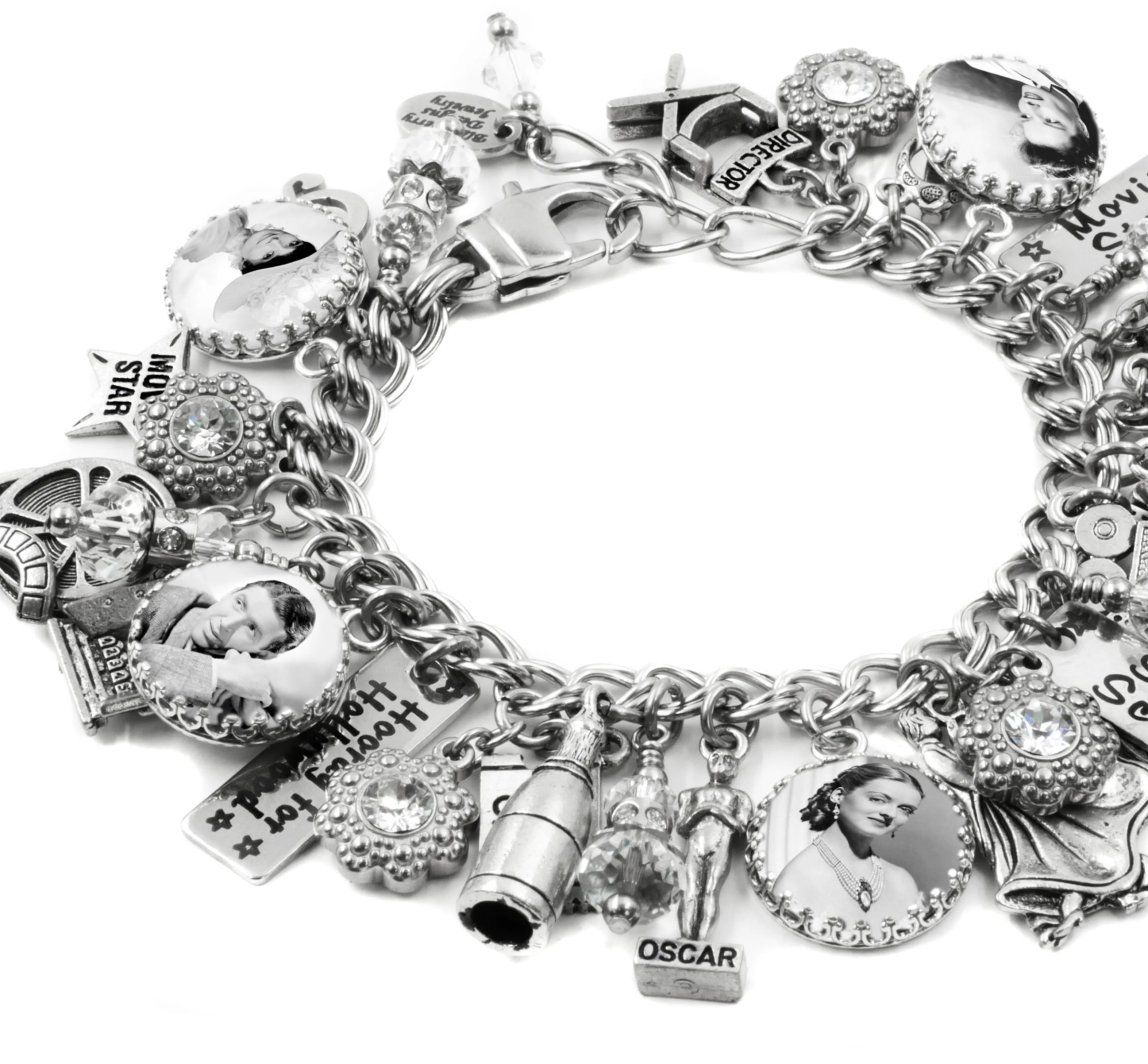 Hollywood Movie Star Charm Bracelet