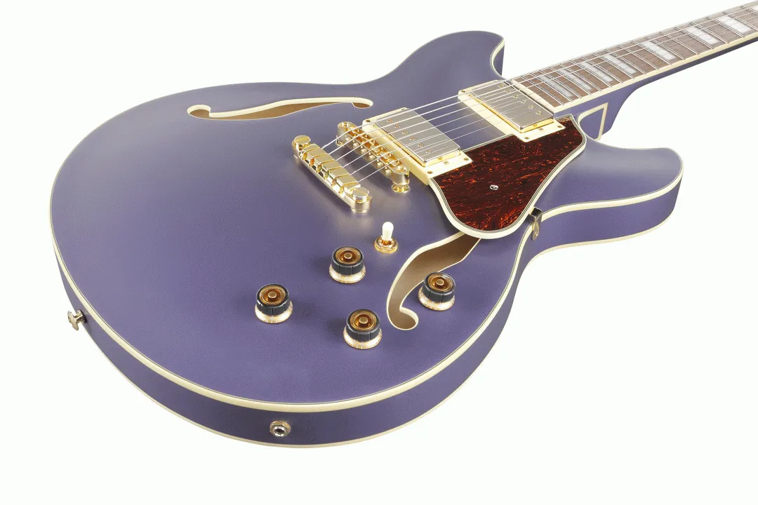 Ibanez AS73G Metallic Purple Flat Artcore Guitar