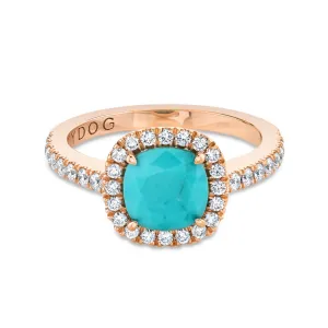 Iris Ring in Carico Lake turquoise