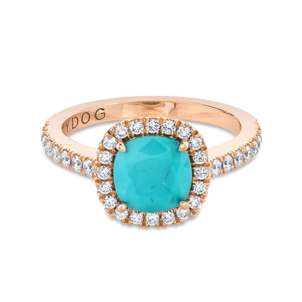 Iris Ring in Carico Lake turquoise